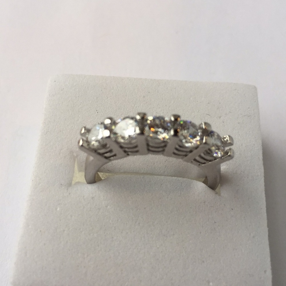 Stamped925(sterling silver)Cubic ZIRCONIA RING - Picture 2 of 6